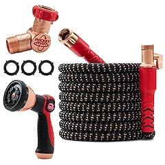 Pocket Hose Copper Head Expandable Garden Hose 75 FT