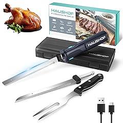 HAUSHOF Cordless Electric Carving Knife Set