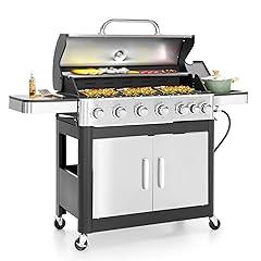 Green Party 6-Burner Propane Gas Grill