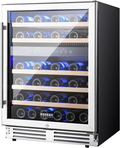 wine fridge under counter