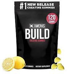 Xwerks Build Creatine Monohydrate Gummies Lemon Flavor