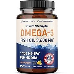 Triple Strength Omega 3 Fish Oil 3600 mg