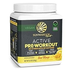 Sunwarrior Active Preworkout Yuzu Mango 30 Servings