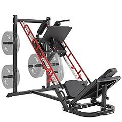 Dripex Adjustable Leg Press Hack Squat Machine