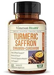 Saffron Turmeric Curcumin with Black Pepper