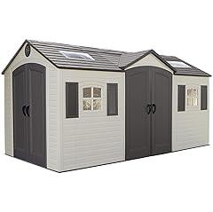 Lifetime Outdoor Storage Shed 60079, 15x8 ft