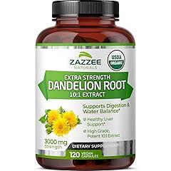 Zazzee Organic Dandelion Root Extract 10:1