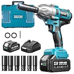 Seesii Cordless Impact Wrench 800N.m 1/2 Inch