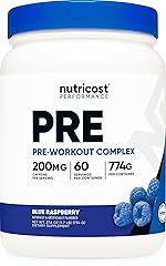 Nutricost Blue Raspberry Pre-Workout Powder