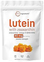 Micro Ingredients Lutein & Zeaxanthin Softgels