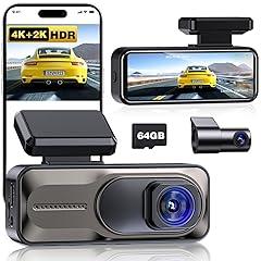 CAMBLO 4K+2K Dual Dash Cam