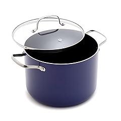 Blue Diamond 8 QT Ceramic Stockpot
