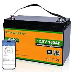 ECO-WORTHY 12V 150AH Bluetooth LiFePO4 Battery