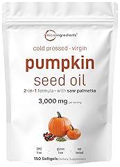 Pumpkin Seed Oil with Saw Palmetto Supplement