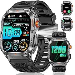 PODOEIL Military Smart Watch for Men