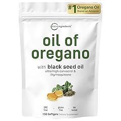 Micro Ingredients Oregano & Black Seed Oil Softgels