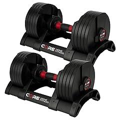 Core Fitness Adjustable Dumbbell Set for Home