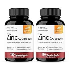 Sandhu's Zinc Quercetin Vegetarian 120 Ct (2 Pack)