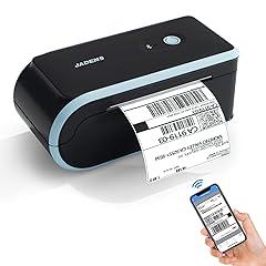 JADENS Bluetooth Thermal Label Printer with Paper Bin