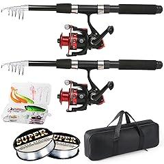Tripquips 6.9ft Telescopic Fishing Rod and Reel Combo
