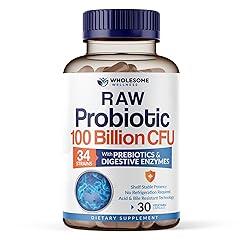 Organic Raw Probiotics 100 Billion CFU Supplement