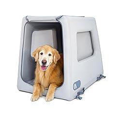 Enventur Travel Kennel Large Grey
