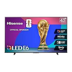 Hisense 43" E6 Cinema Series QLED 4K UHD Smart Fire TV