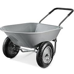 Best Choice Dual-Wheel Utility Garden Cart