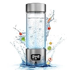 Hydrogen Water Bottle - Portable, Rechargeable, LED Timer, 340ml