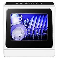 Euhomy Portable Countertop Dishwasher, Black