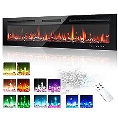 Euhomy 60" Electric Fireplace with Remote Control