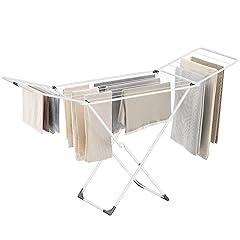 SONGMICS Foldable Clothes Drying Rack ULLR540W01
