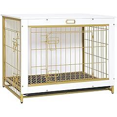 Hoobro Dog Crate Furniture White DW802GW03