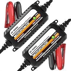 MOTOPOWER MP00205C 12V Battery Charger 2-Pack