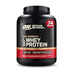 Optimum Nutrition Gold Standard Whey Protein, Double Rich Chocolate, 5 Pound
