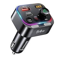 Syncwire Bluetooth 5.4 FM Transmitter Car Adapter