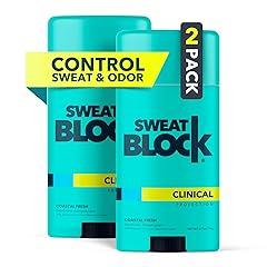 SweatBlock Clinical Deodorant Antiperspirant Coastal Fresh
