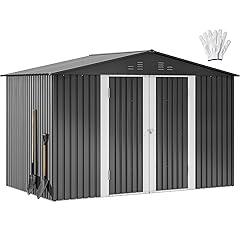 DWVO Outdoor Metal Storage Shed