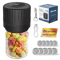 Dicorain Electric Mason Jar Vacuum Sealer VP06+