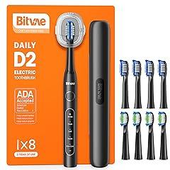 Bitvae Ultrasonic Electric Toothbrush Shadow Black