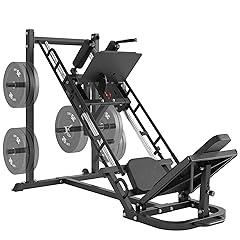 Dripex Adjustable Leg Press Hack Squat Machine