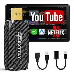 MSXTTLY 3-in-1 Wireless CarPlay Adapter