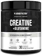 Creatine + Glutamine Supplement - 30 Servings