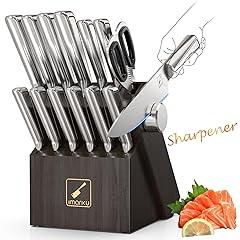 imarku Japanese Knife Set with Block