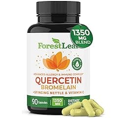 ForestLeaf Quercetin 500mg with Bromelain, Vitamin C & Stinging Nettle