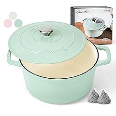 Ciwete 6 QT Enameled Cast Iron Dutch Oven