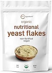 Organic Nutritional Yeast Flakes, 2 Pounds