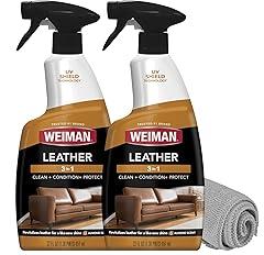 Weiman Leather Cleaner and Conditioner 2 Pack