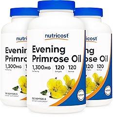 Nutricost Evening Primrose Oil 1,300mg, 120 Softgels