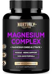 NURTURLY Magnesium Citrate & Oxide 500mg Complex